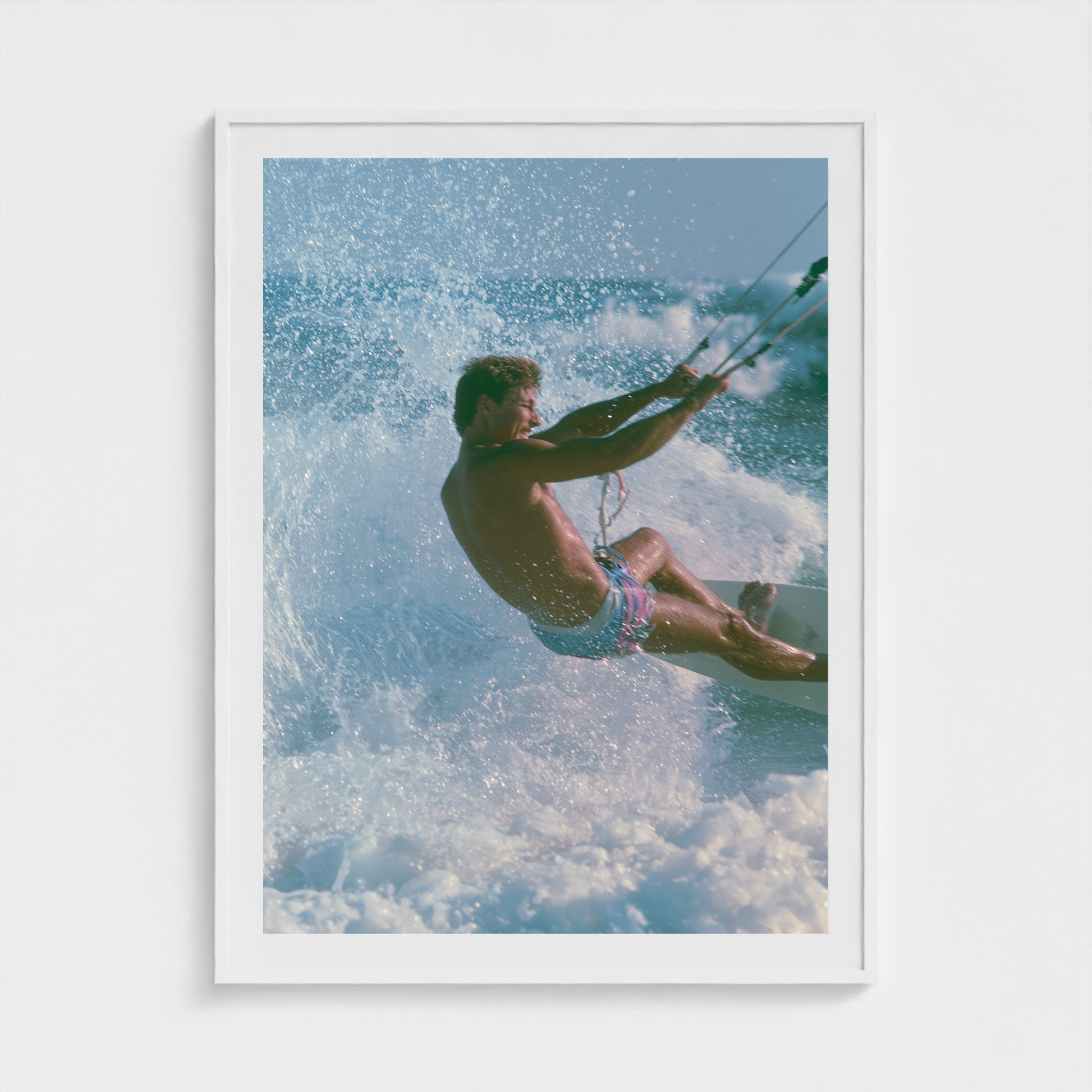 Whitewater Vector fine art photography print in a White frame — Lost Paradise crop-to-fill cover v2 9f9a23065f