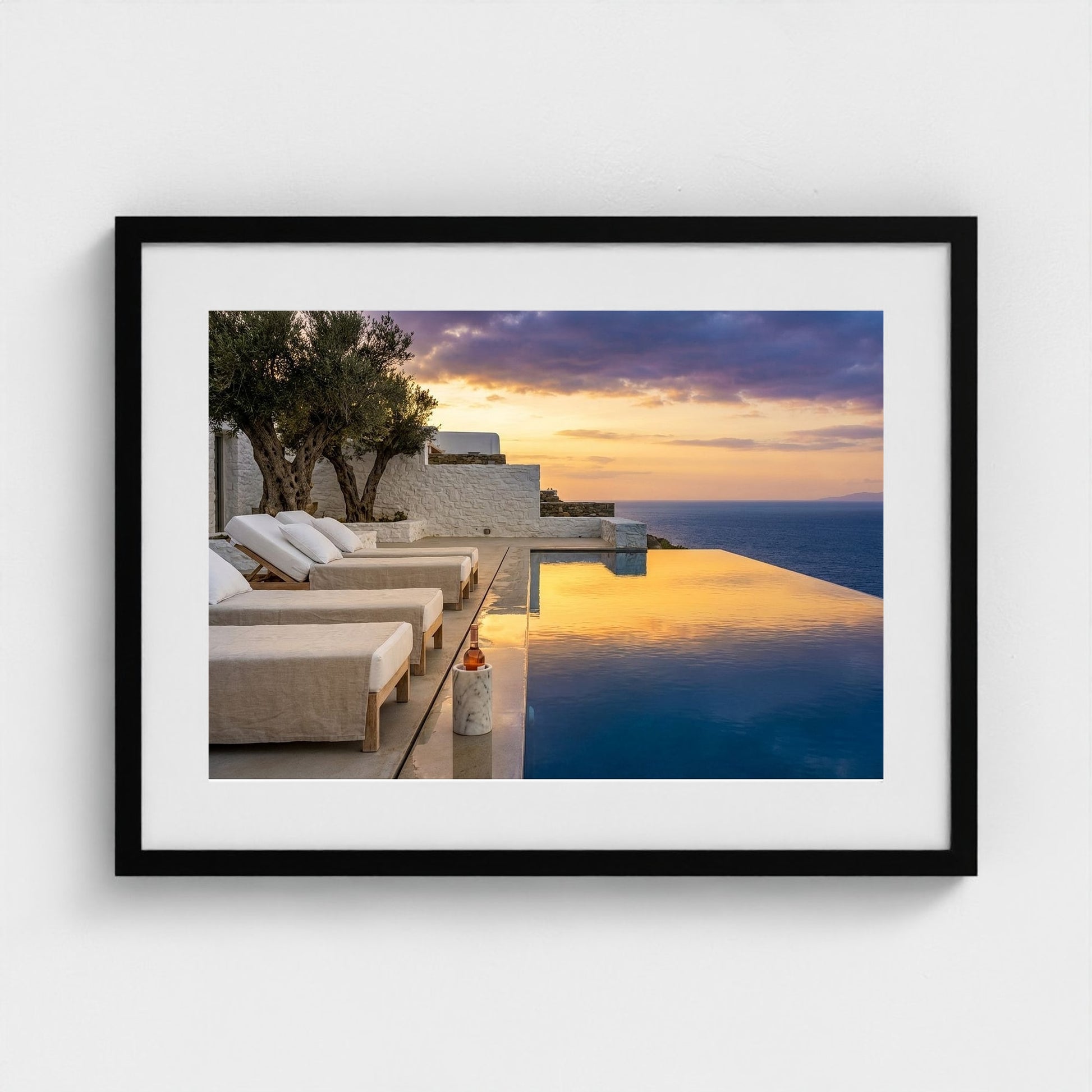 infinity-edge 24x18-black frame frame