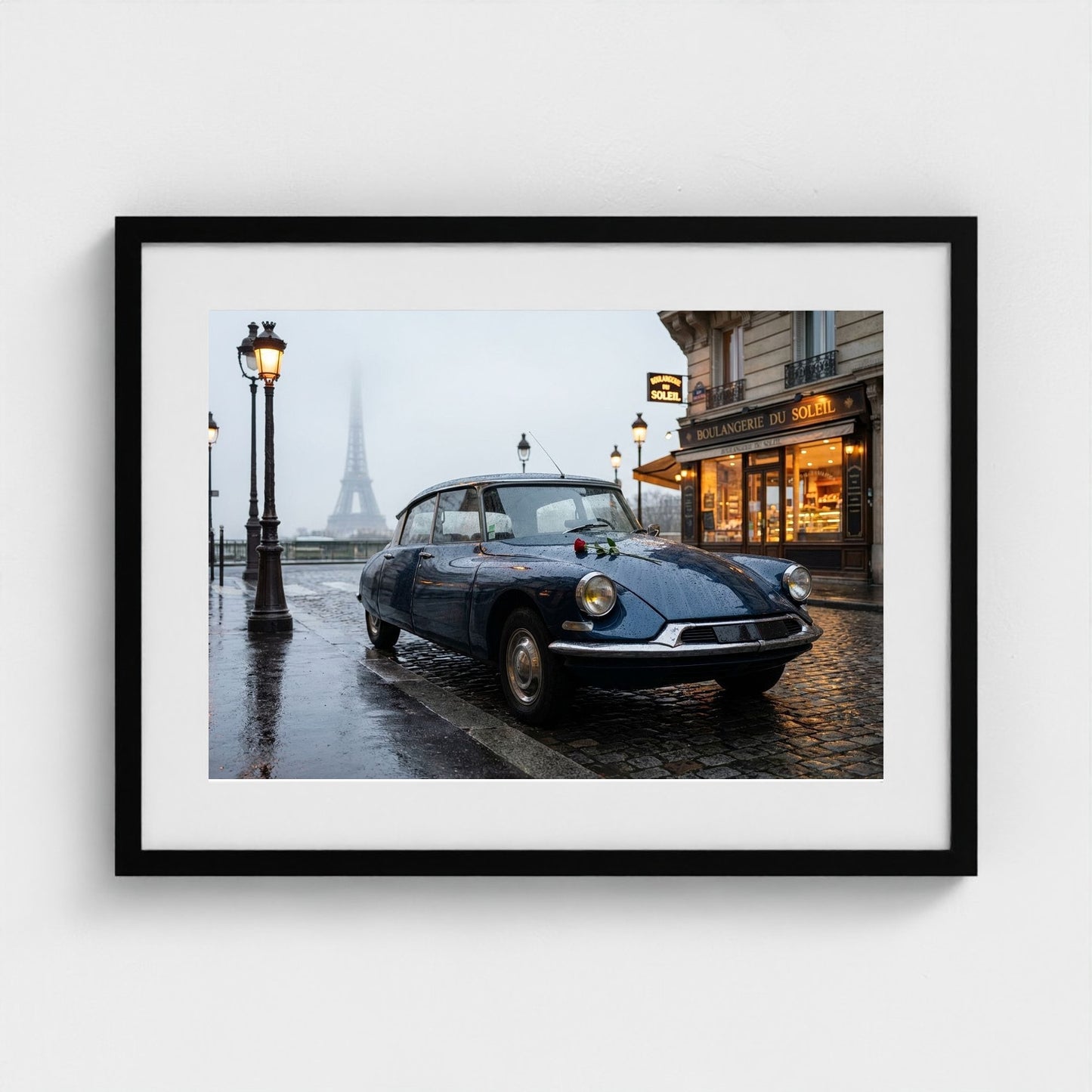 paris-dawn 24x18-black frame frame