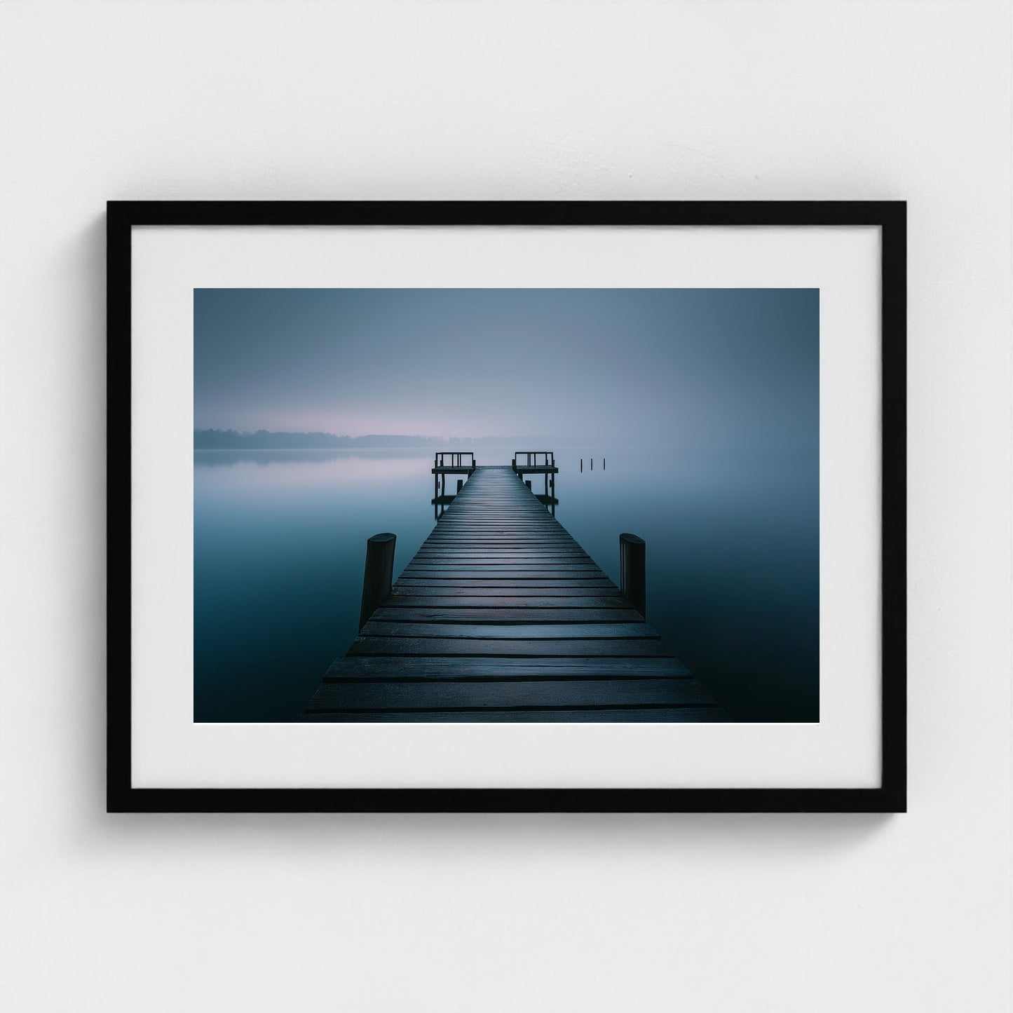 long-wooden-pier-vanishing-into-morning-fog-over-c-2382c4f2- 24x18-black frame frame