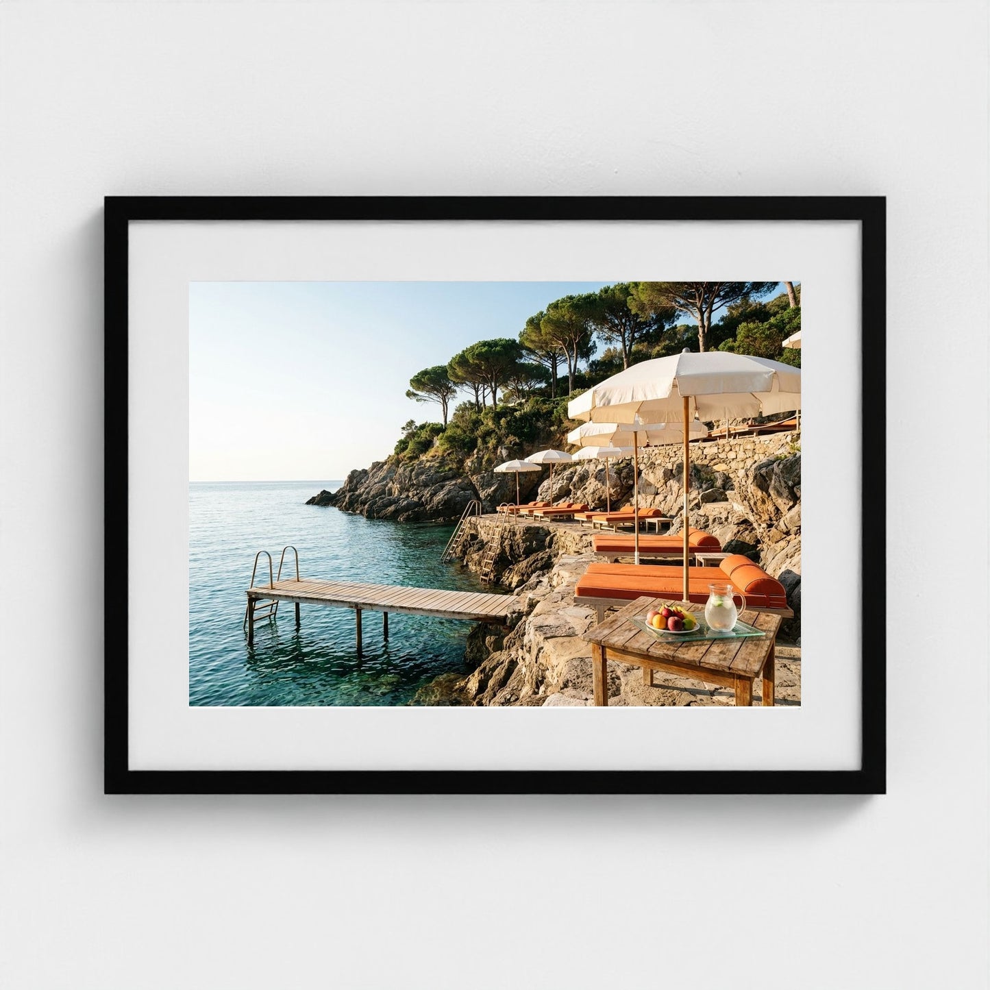pellicano-beach-club 24x18-black frame frame