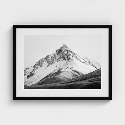 distant-mountain-ridge-under-blazing-white-sky-min-ff348271- 24x18-black frame frame
