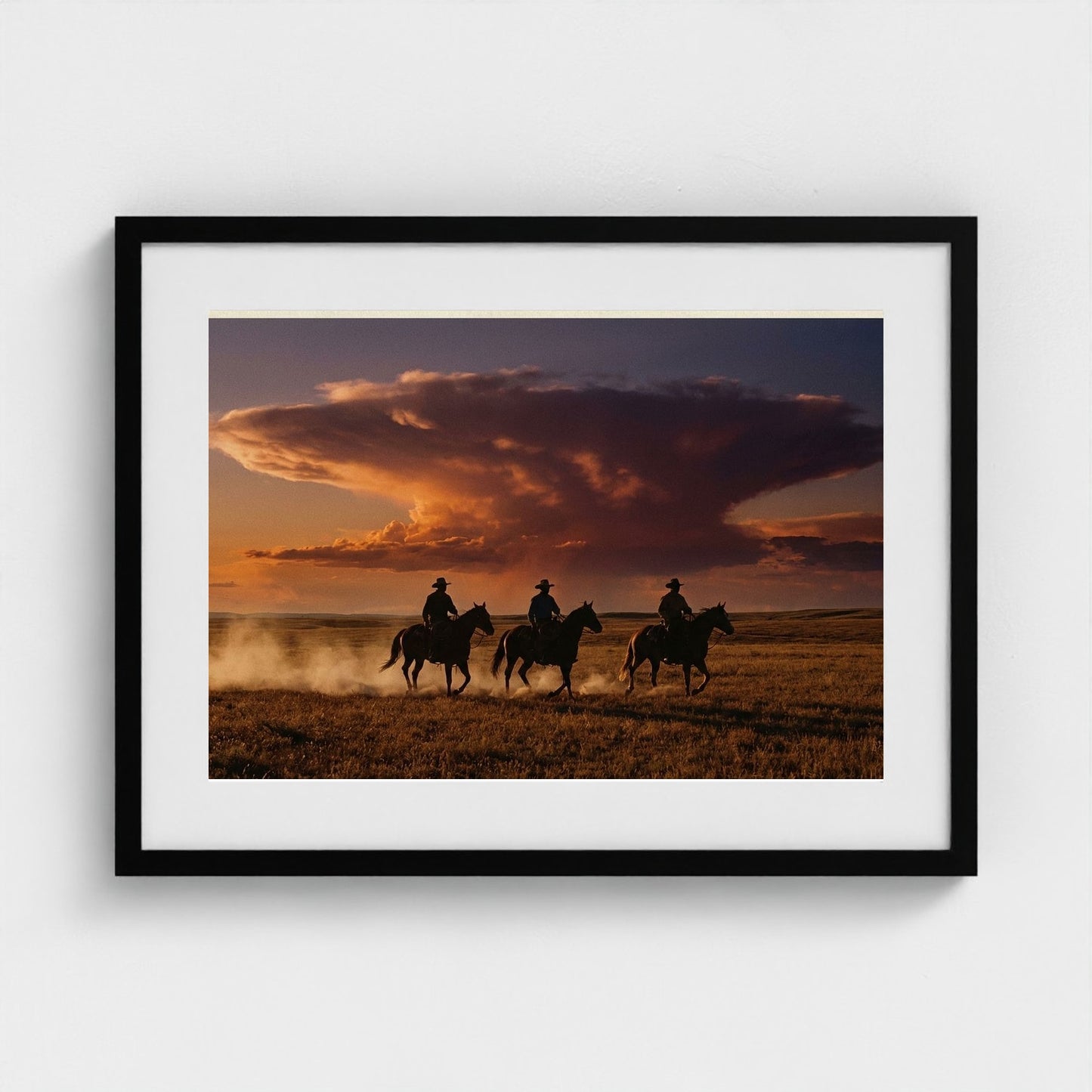 dust-devils 24x18-black frame frame