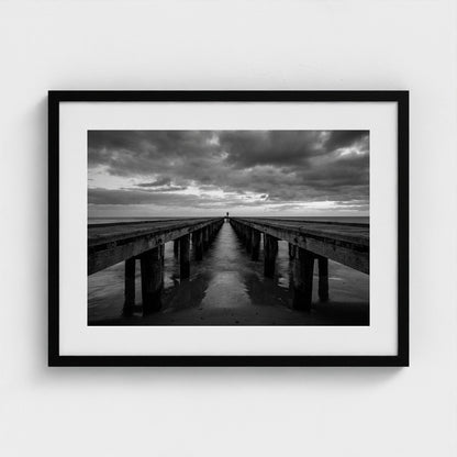 pier-silhouette 24x18-black frame frame