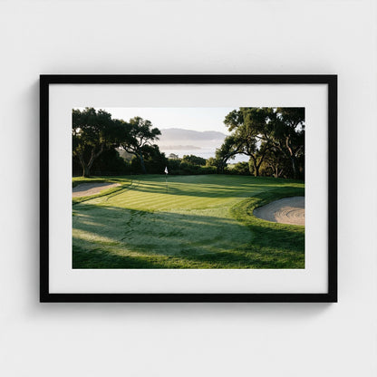seventh-green 24x18-black frame frame
