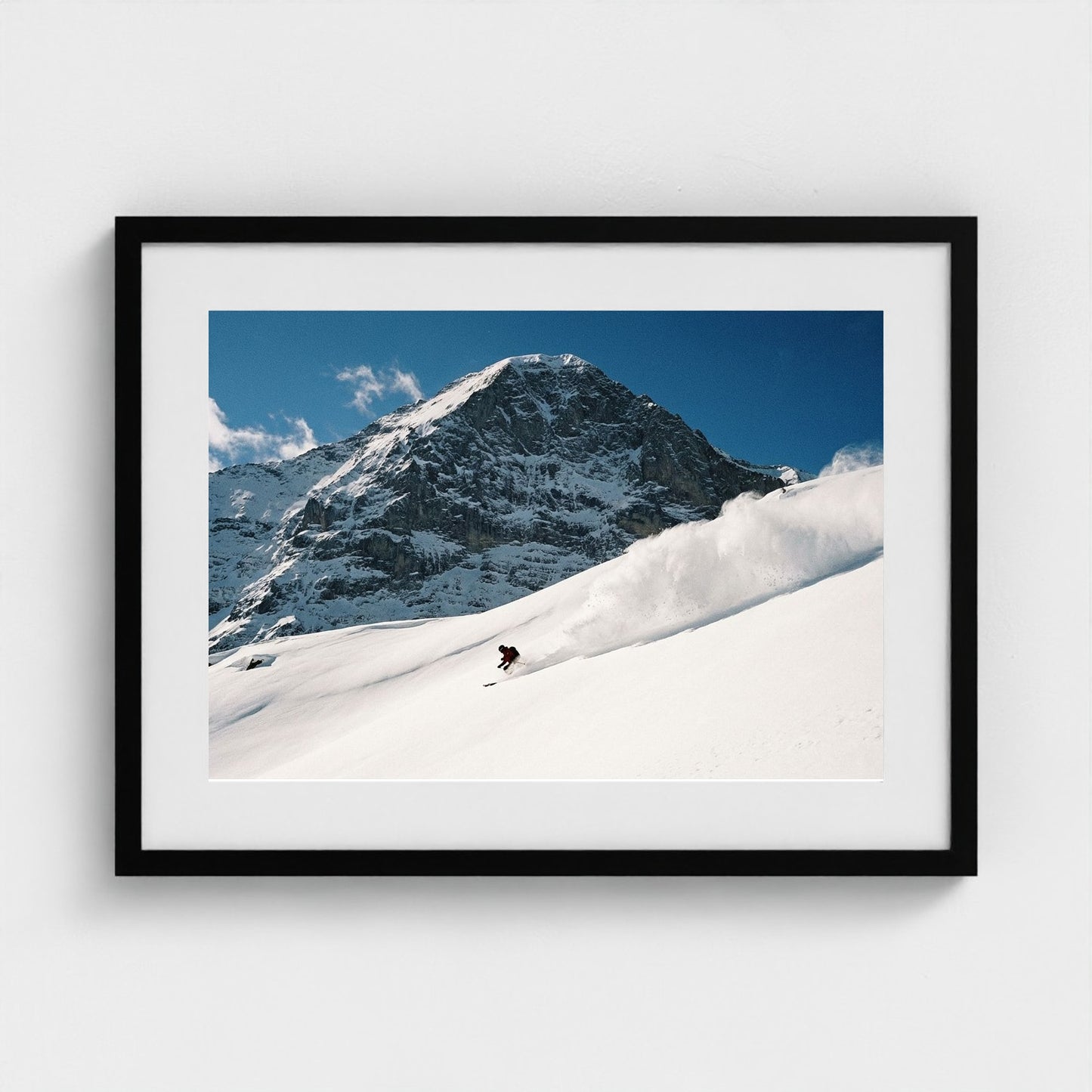 whiteout 24x18-black frame frame