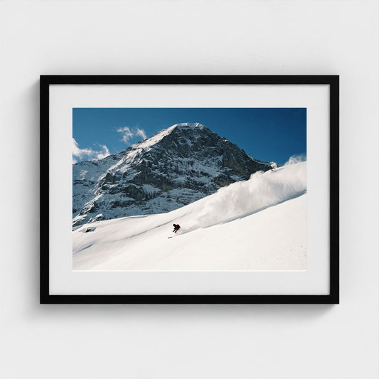 whiteout 24x18-black frame frame