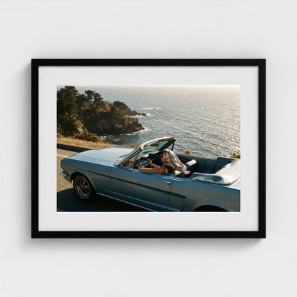 pacific-coast-highway 24x18-black frame frame