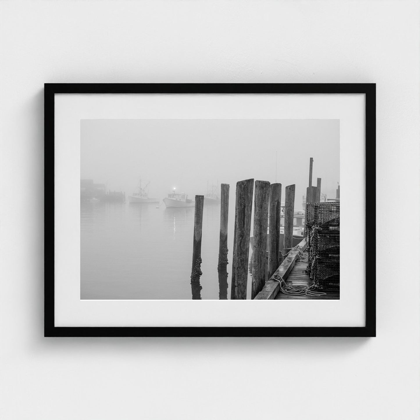 harbor-fog 24x18-black frame frame