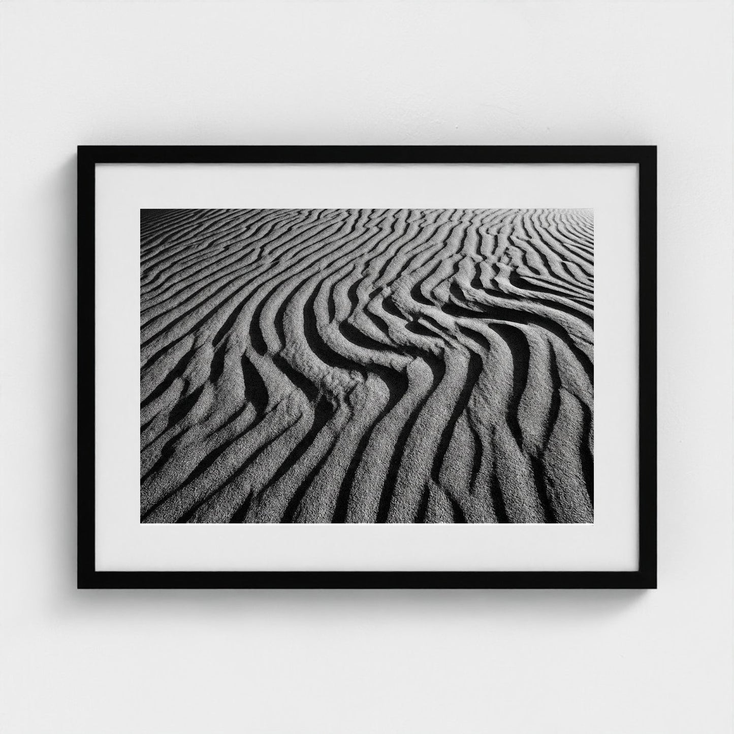 sand-dunes-abstract 24x18-black frame frame