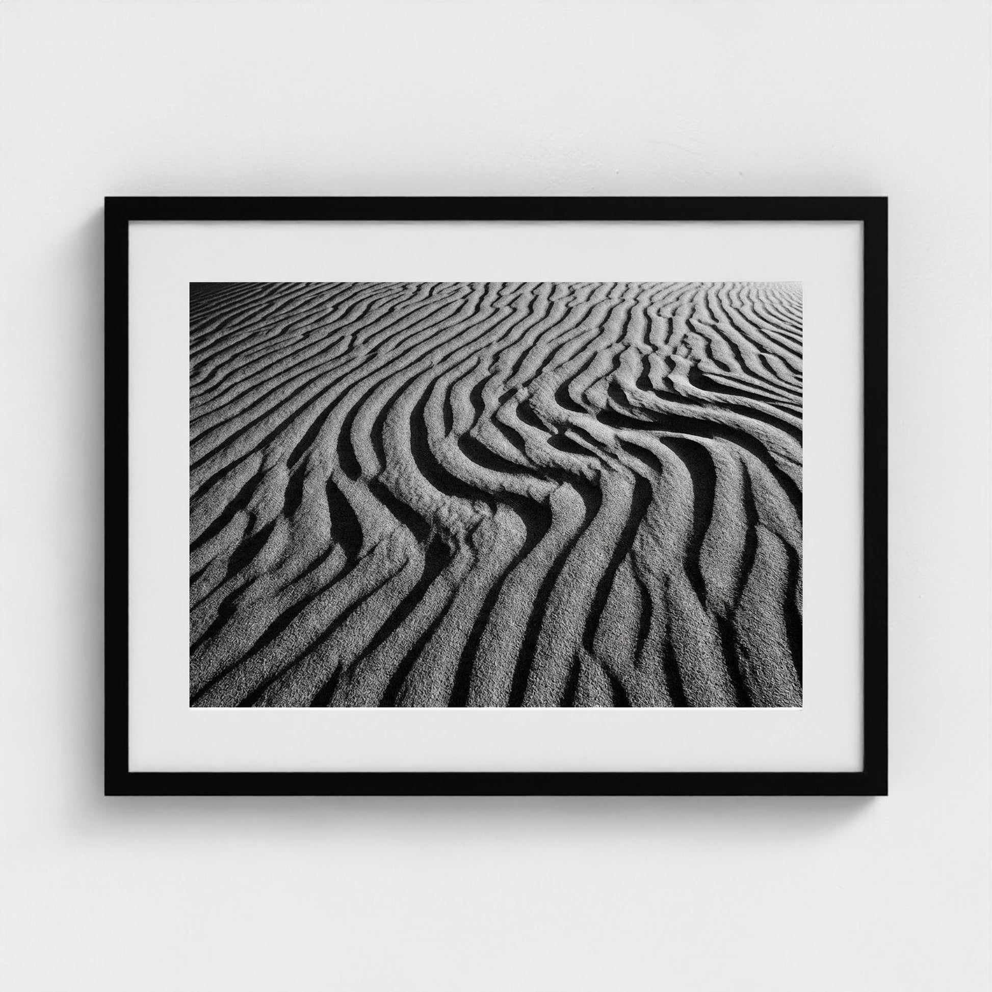 sand-dunes-abstract 24x18-black frame frame