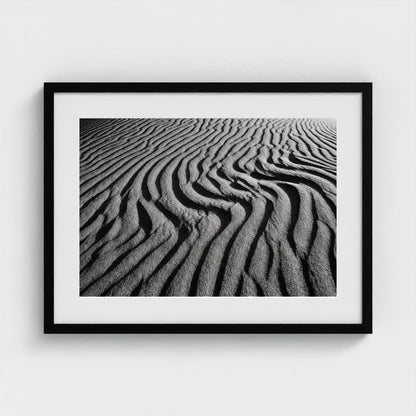 sand-dunes-abstract 24x18-black frame frame
