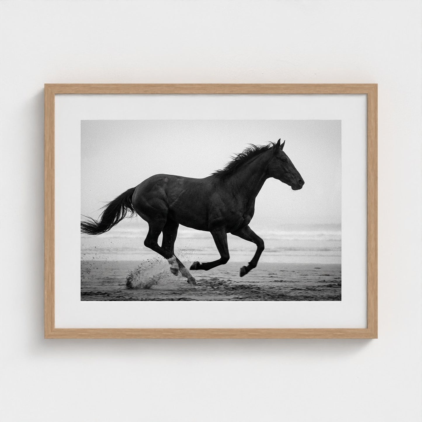 morning-gallop 24x18-natural frame frame