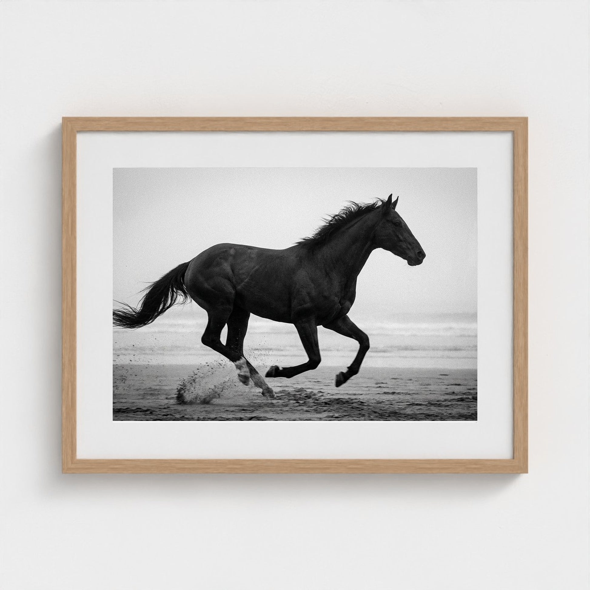 morning-gallop 24x18-natural frame frame