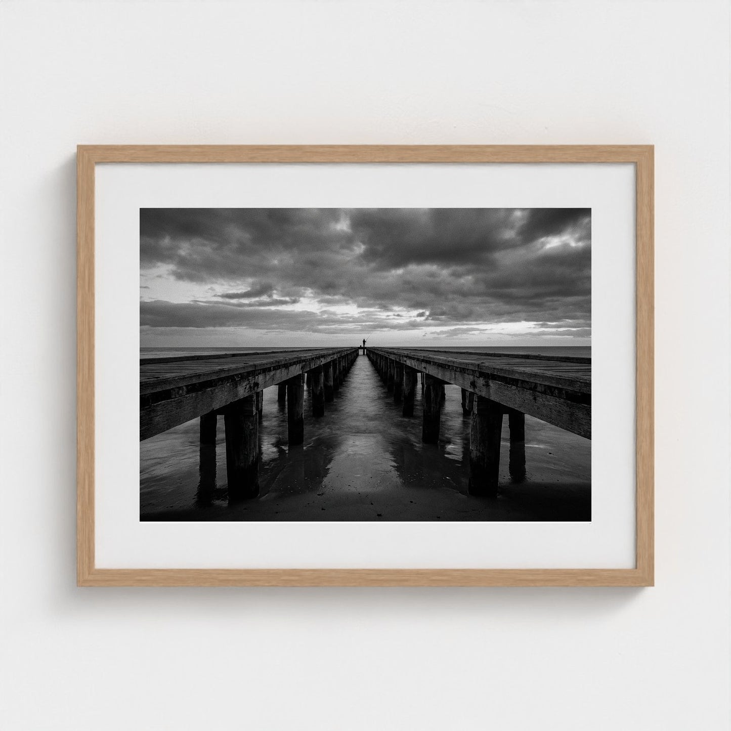 pier-silhouette 24x18-natural frame frame