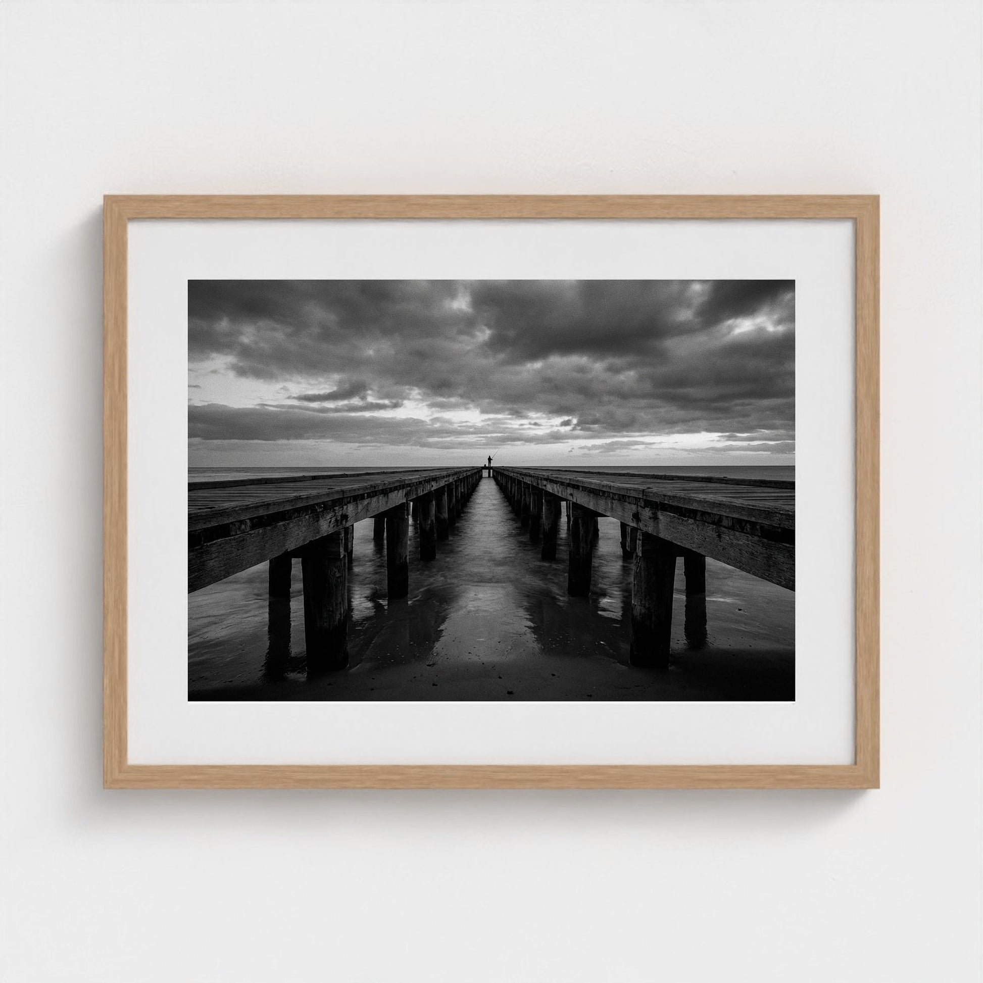 pier-silhouette 24x18-natural frame frame