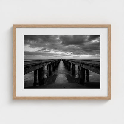 pier-silhouette 24x18-natural frame frame