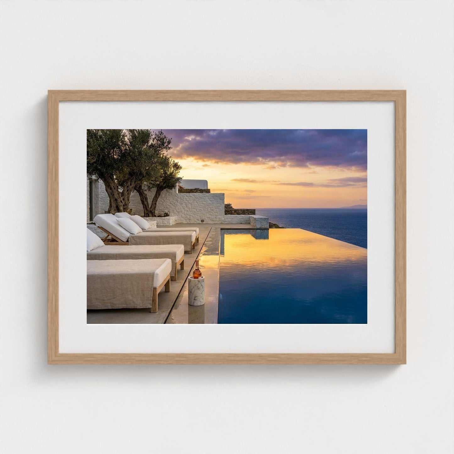 infinity-edge 24x18-natural frame frame