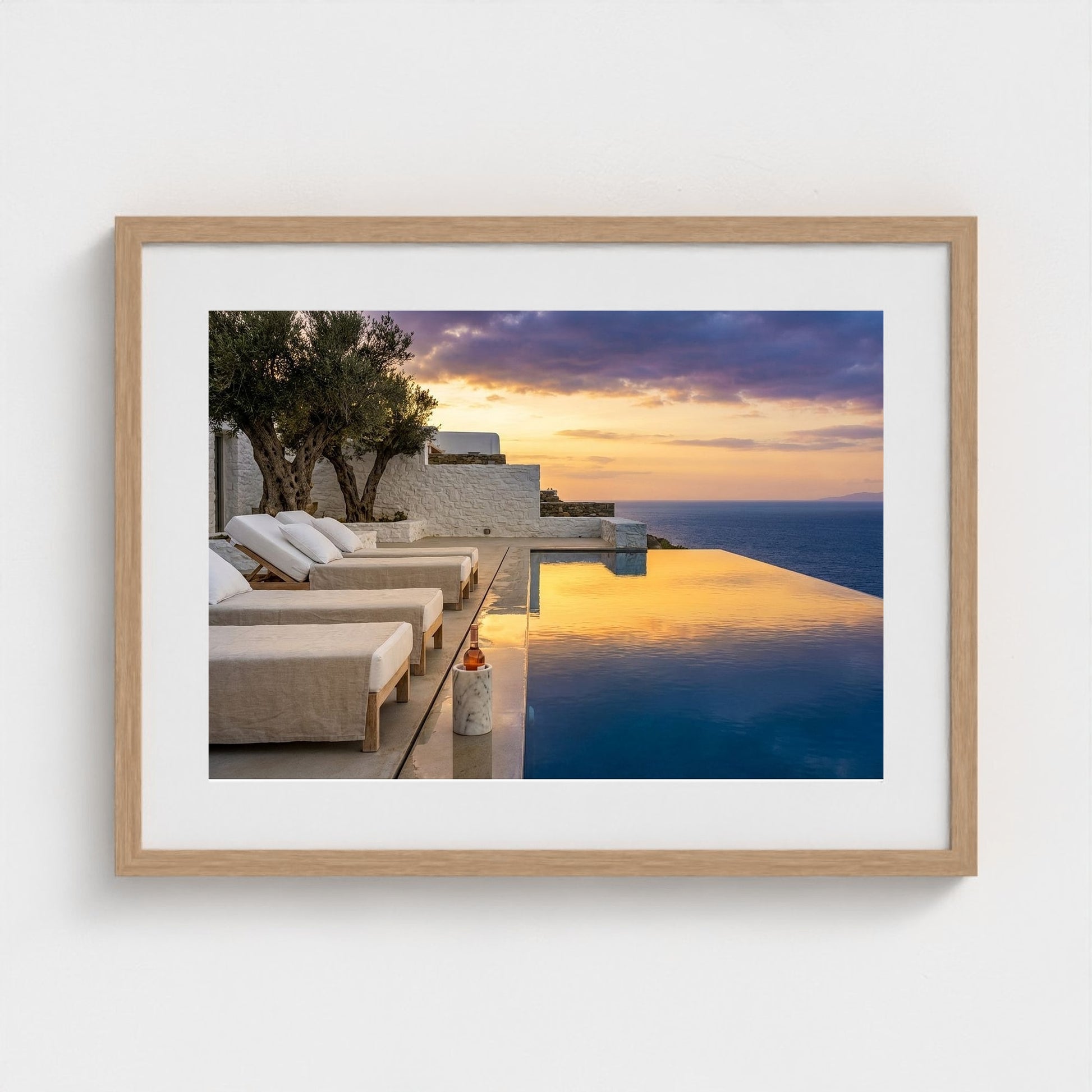 infinity-edge 24x18-natural frame frame