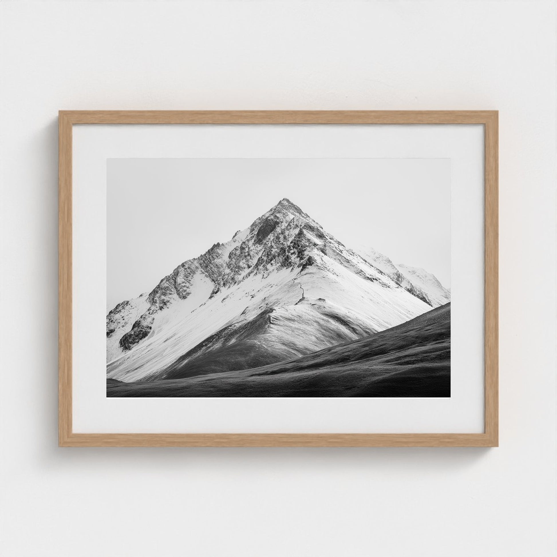 distant-mountain-ridge-under-blazing-white-sky-min-ff348271- 24x18-natural frame frame