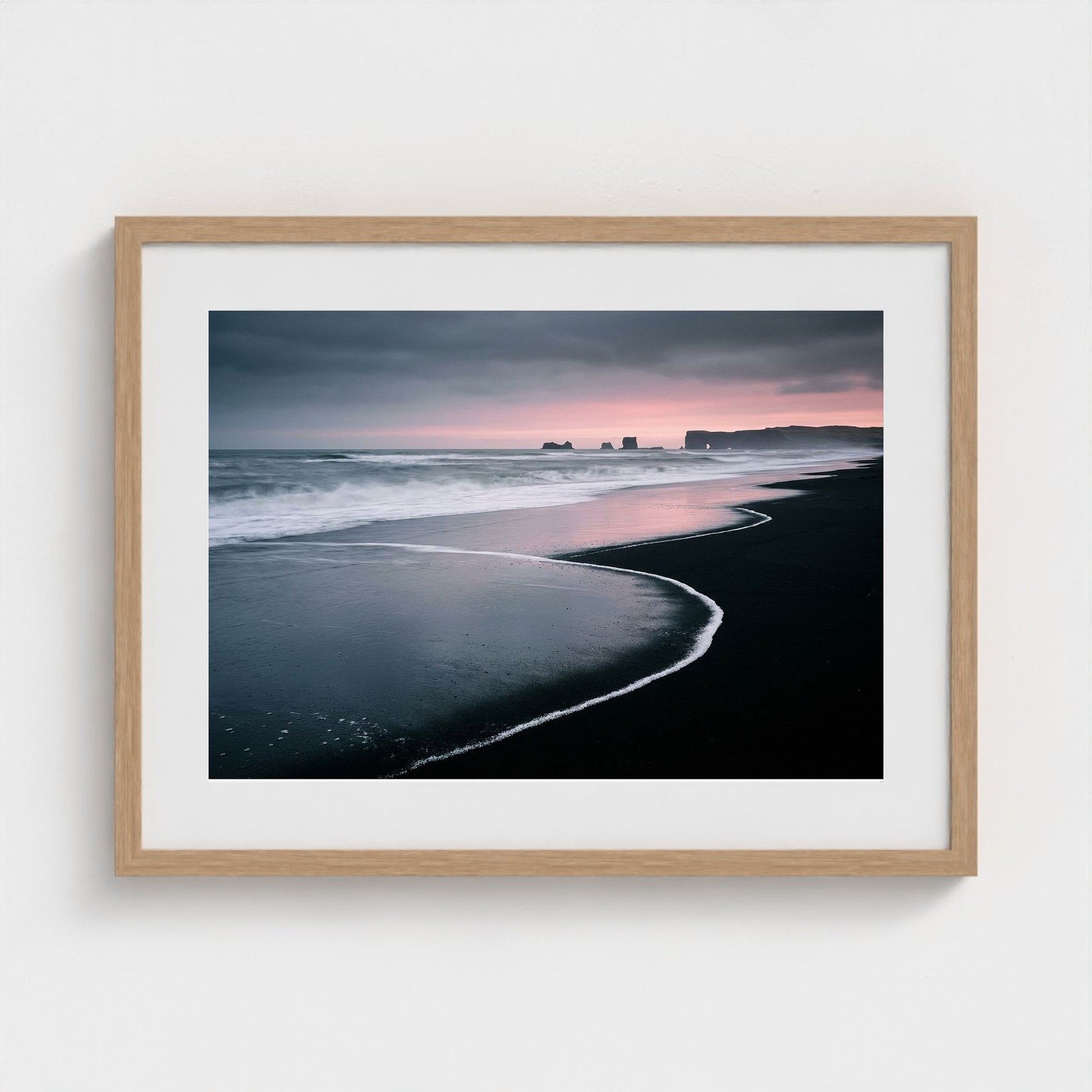 black-shores-dawn 24x18-natural frame frame