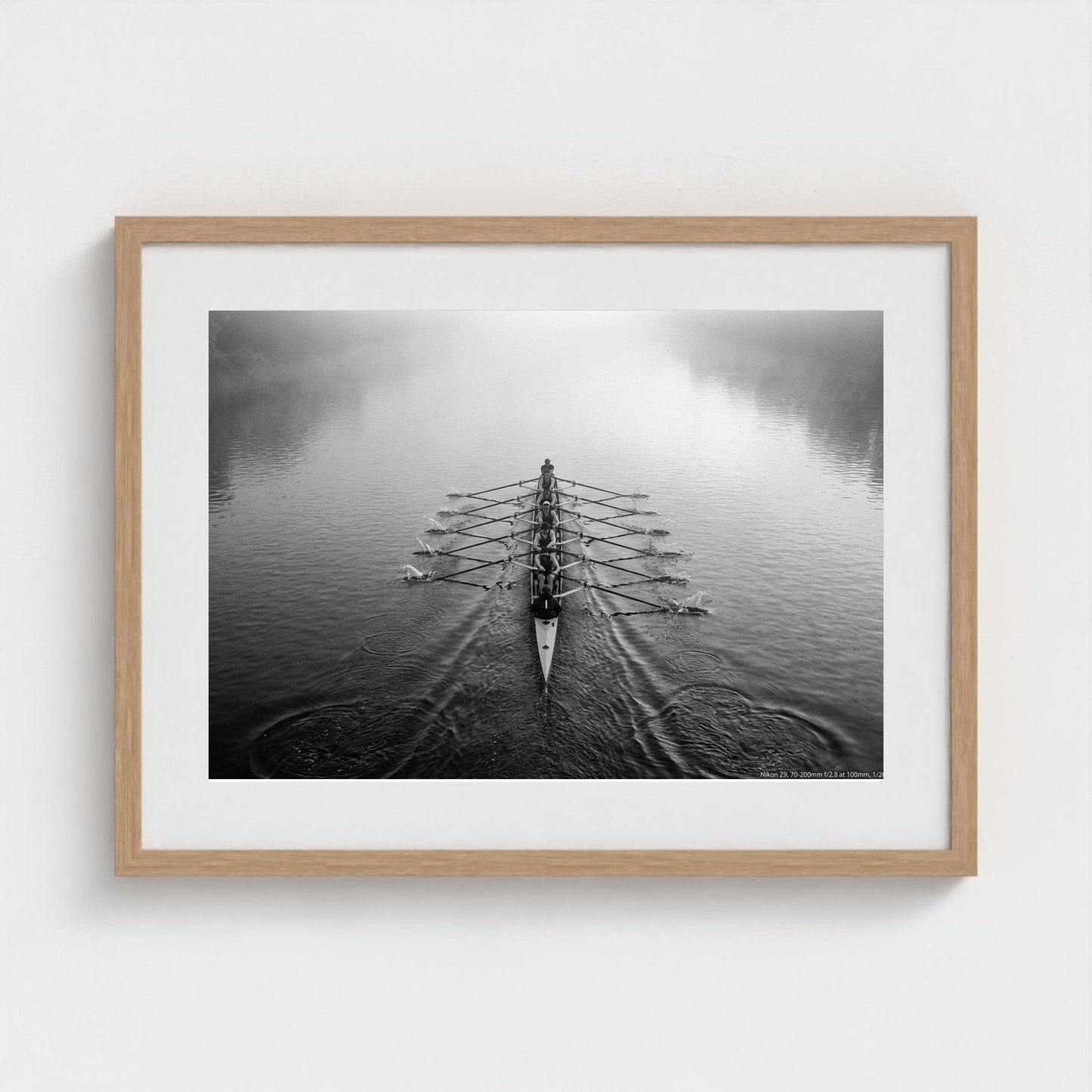 rowing-shell 24x18-natural frame frame