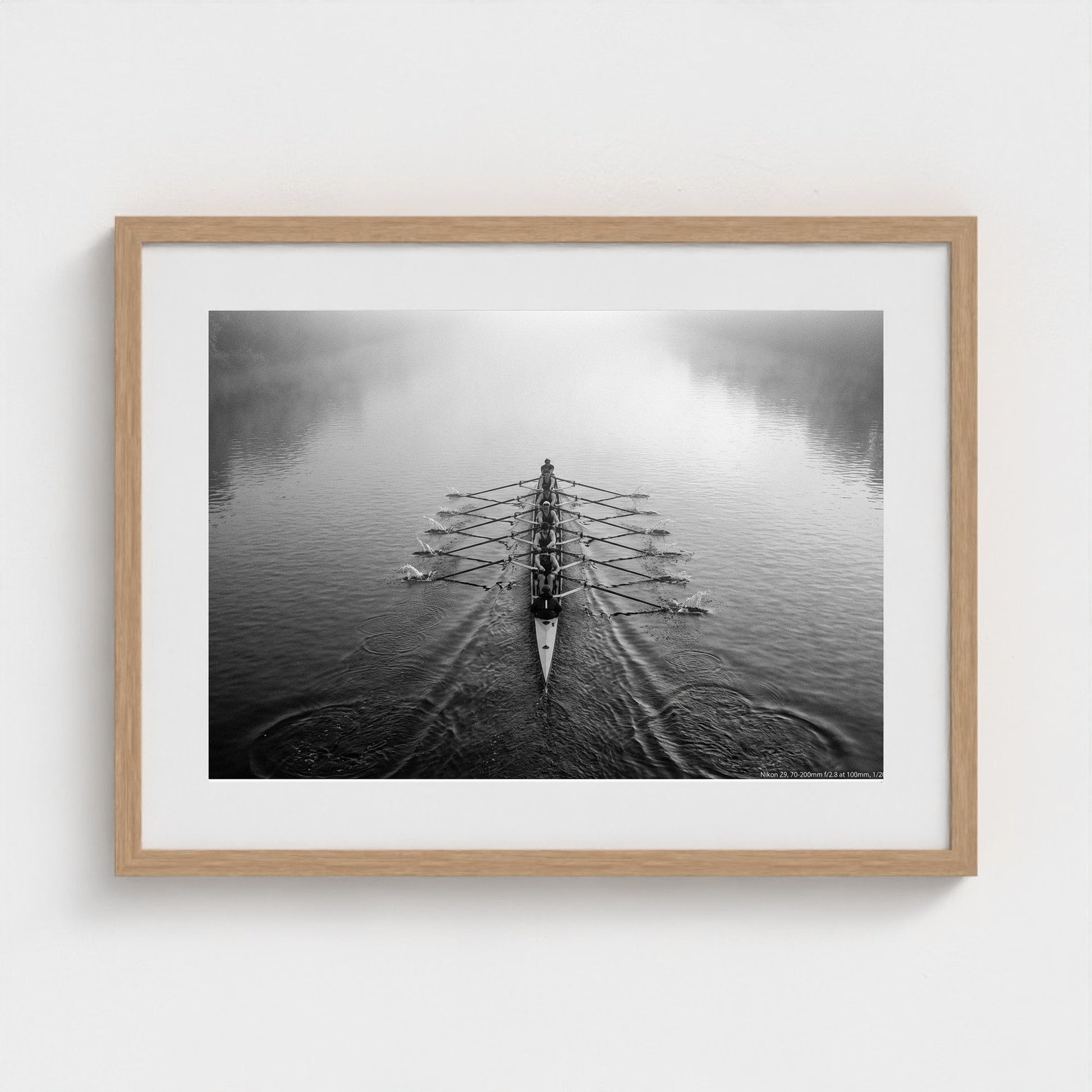 rowing-shell 24x18-natural frame frame