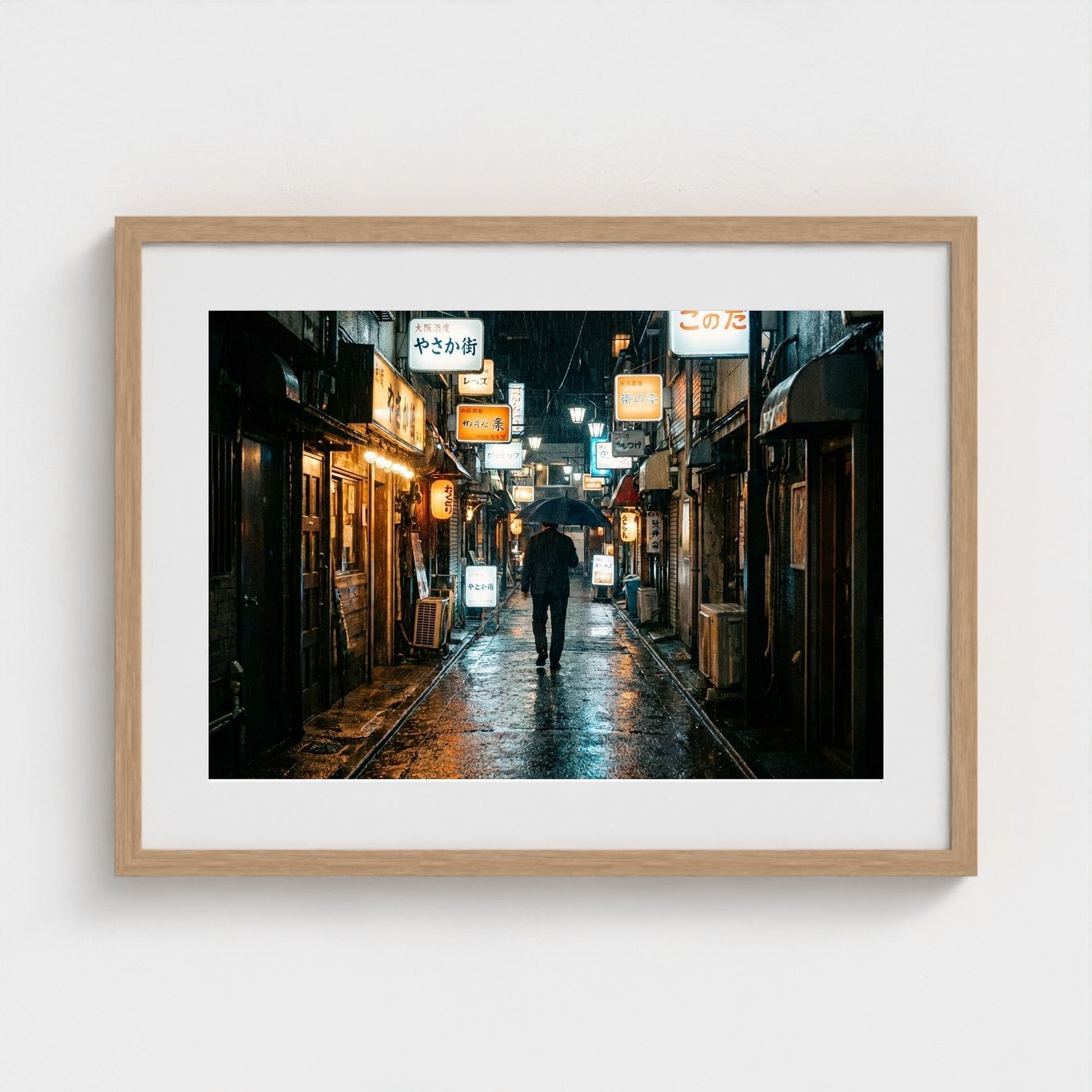 tokyo-alley 24x18-natural frame frame