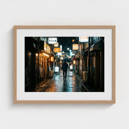 tokyo-alley 24x18-natural frame frame