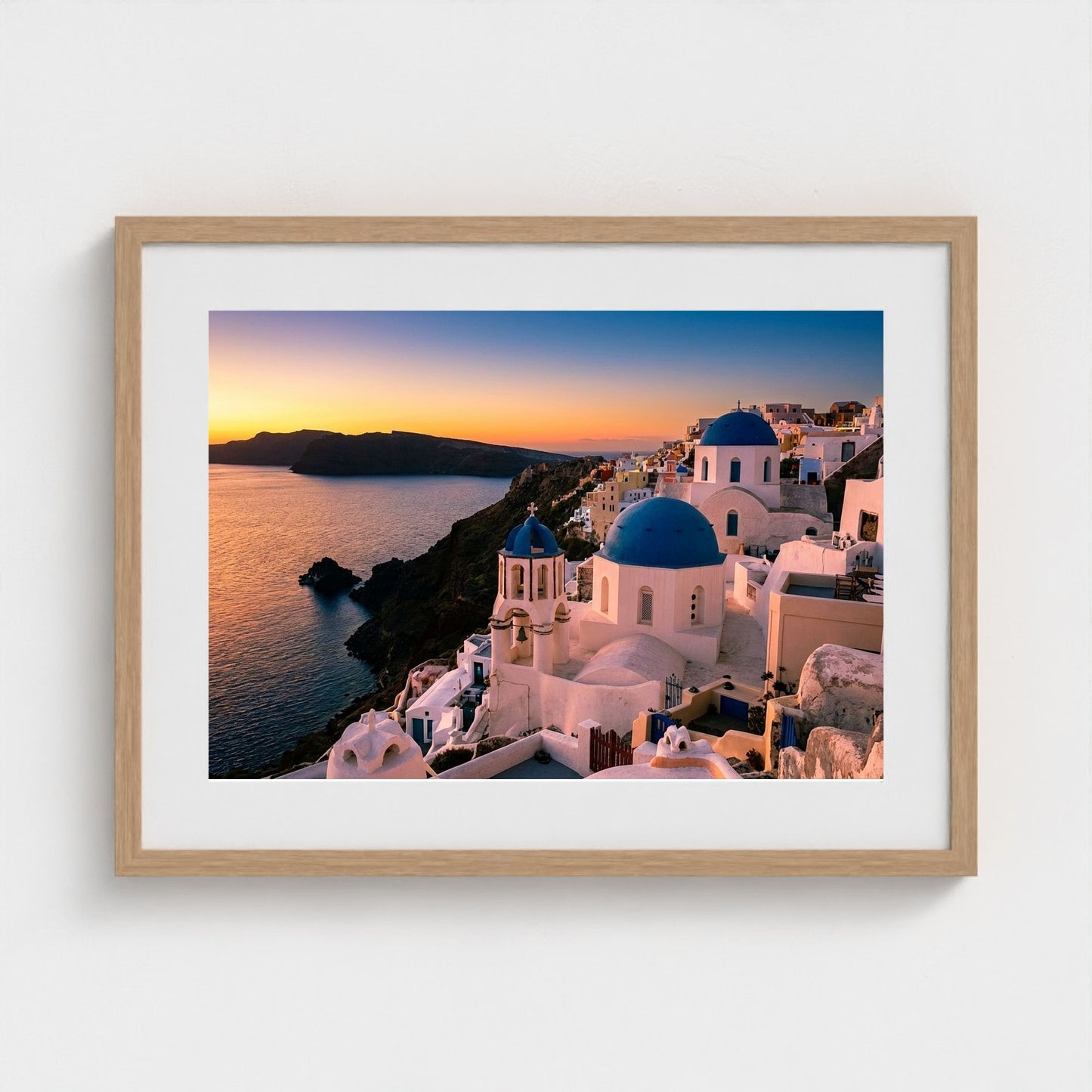 santorini-blue 24x18-natural frame frame