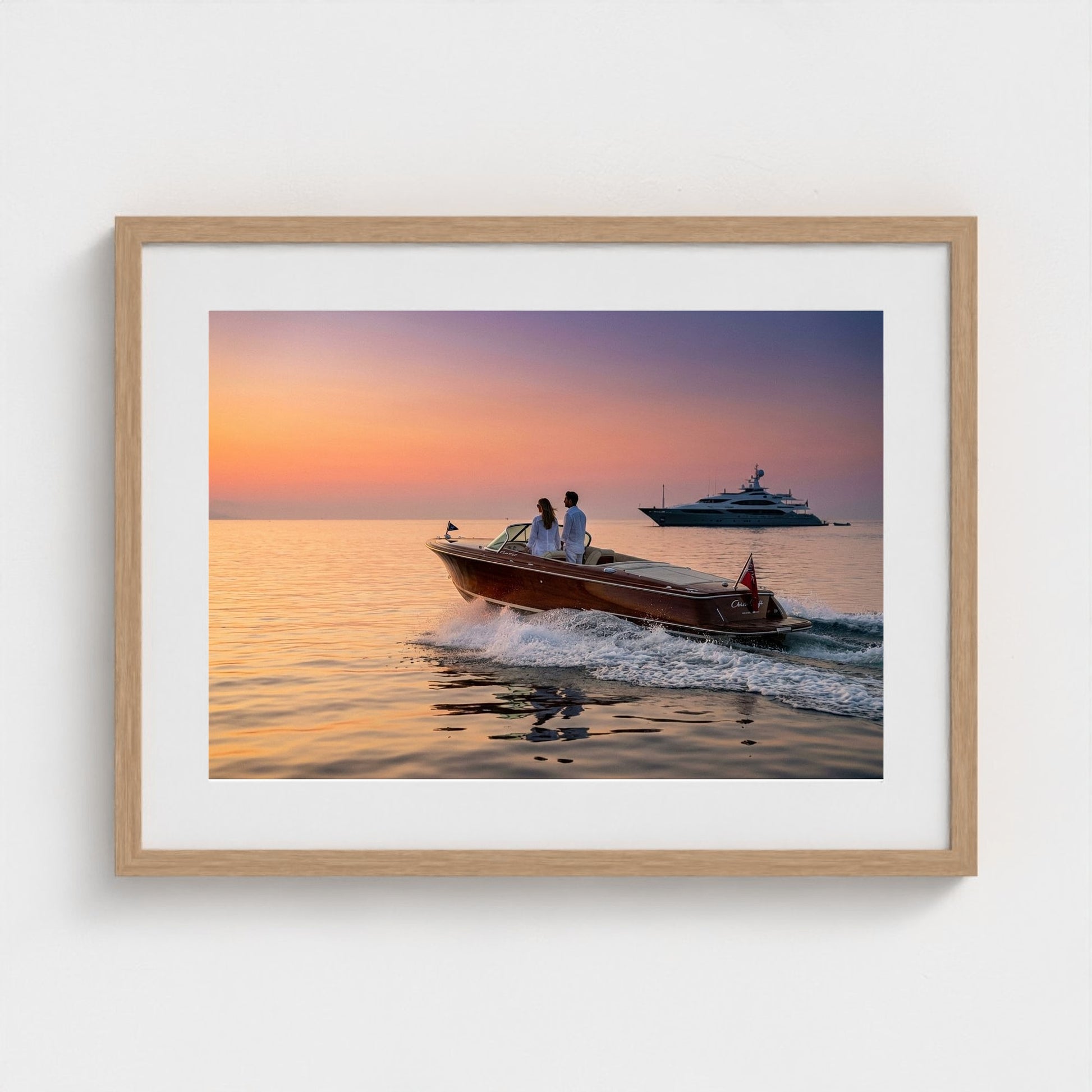 tender-at-sunset 24x18-natural frame frame