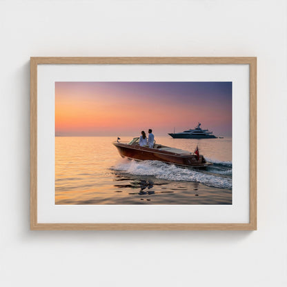 tender-at-sunset 24x18-natural frame frame