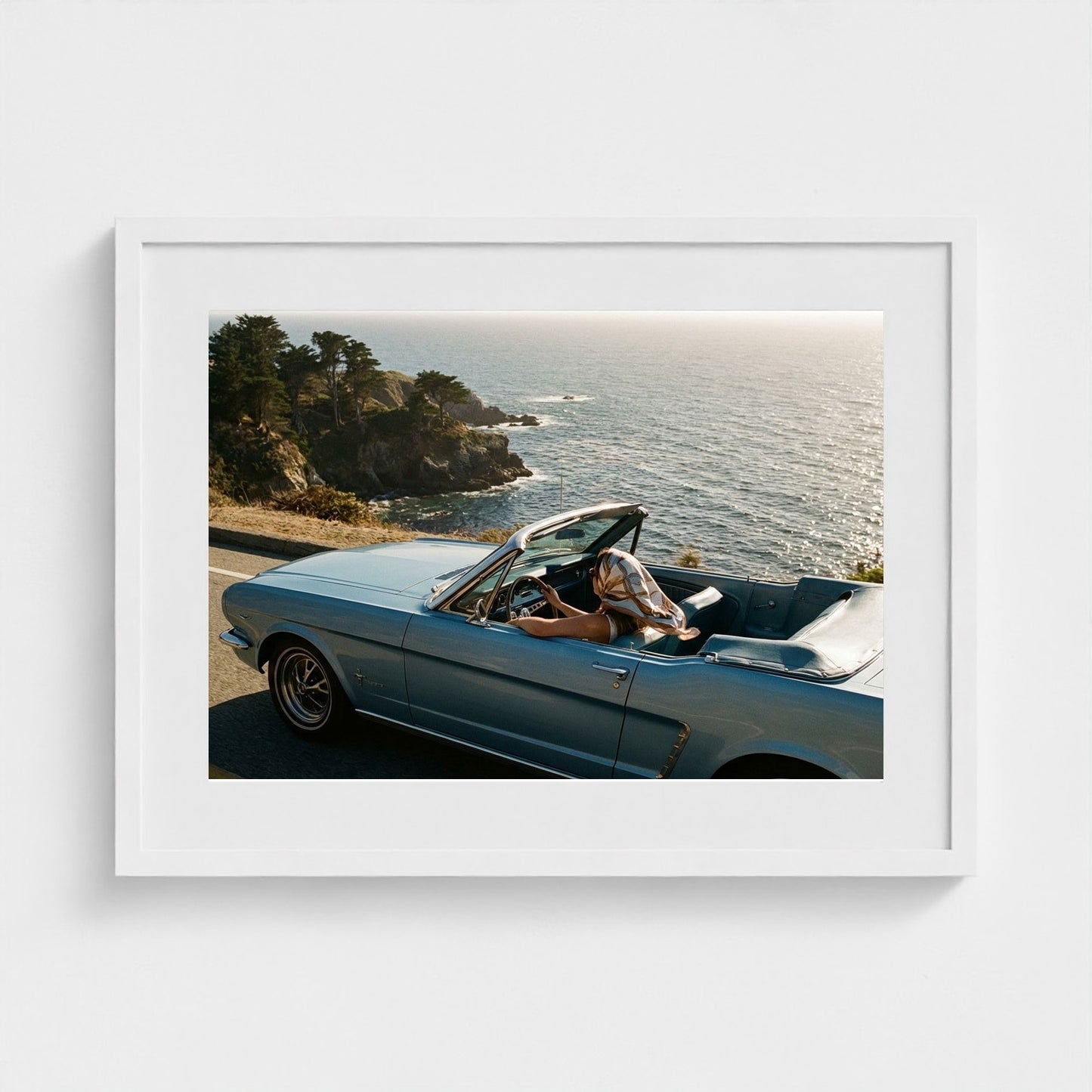 pacific-coast-highway 24x18-white frame frame