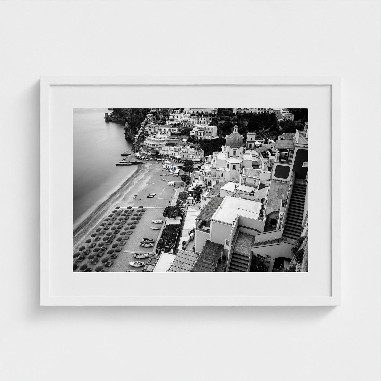 bw-spiaggia-grande 24x18-white frame frame