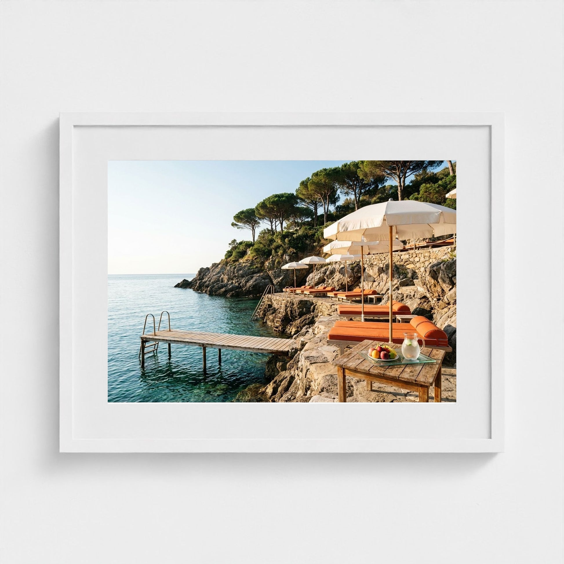 pellicano-beach-club 24x18-white frame frame
