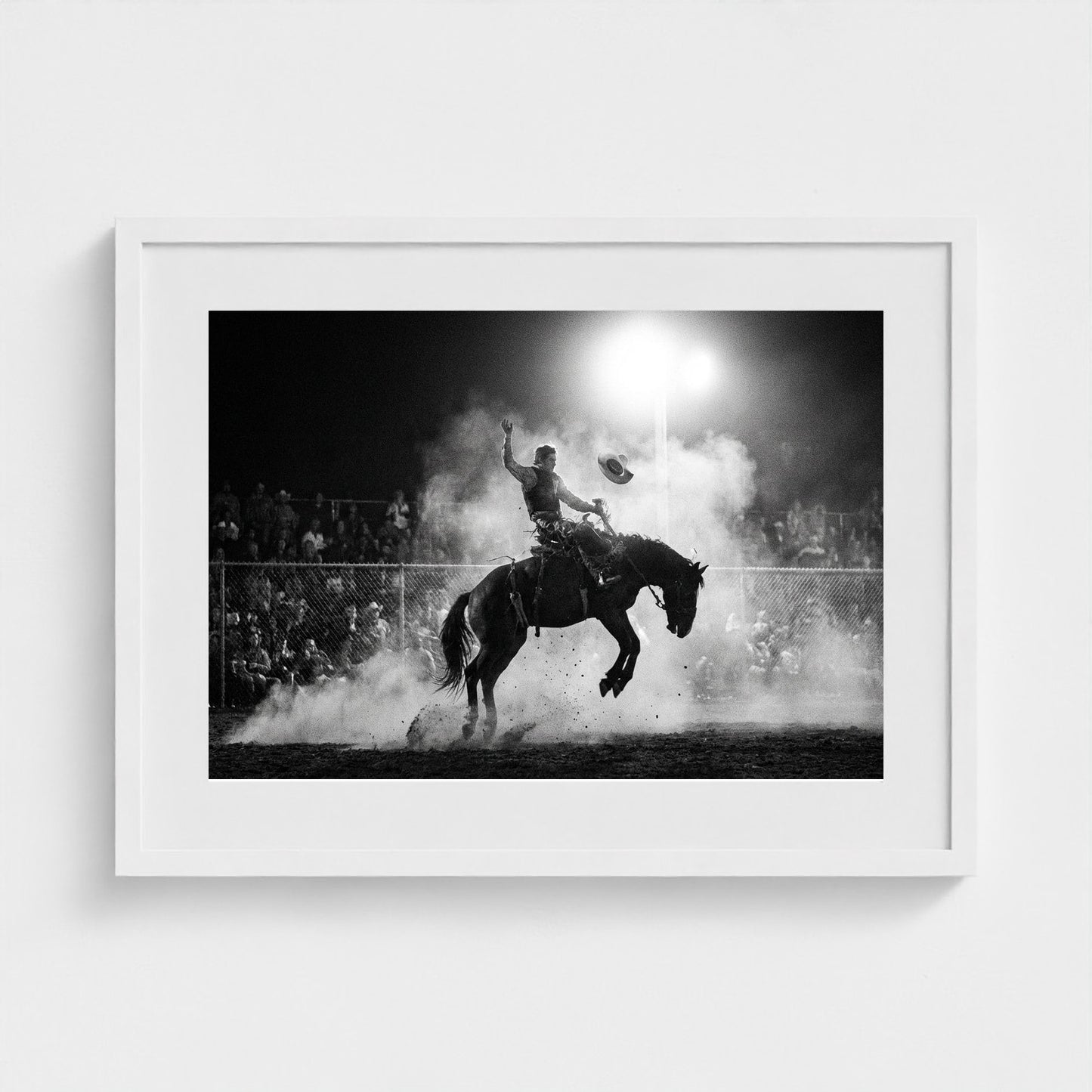 rodeo-dust 24x18-white frame frame