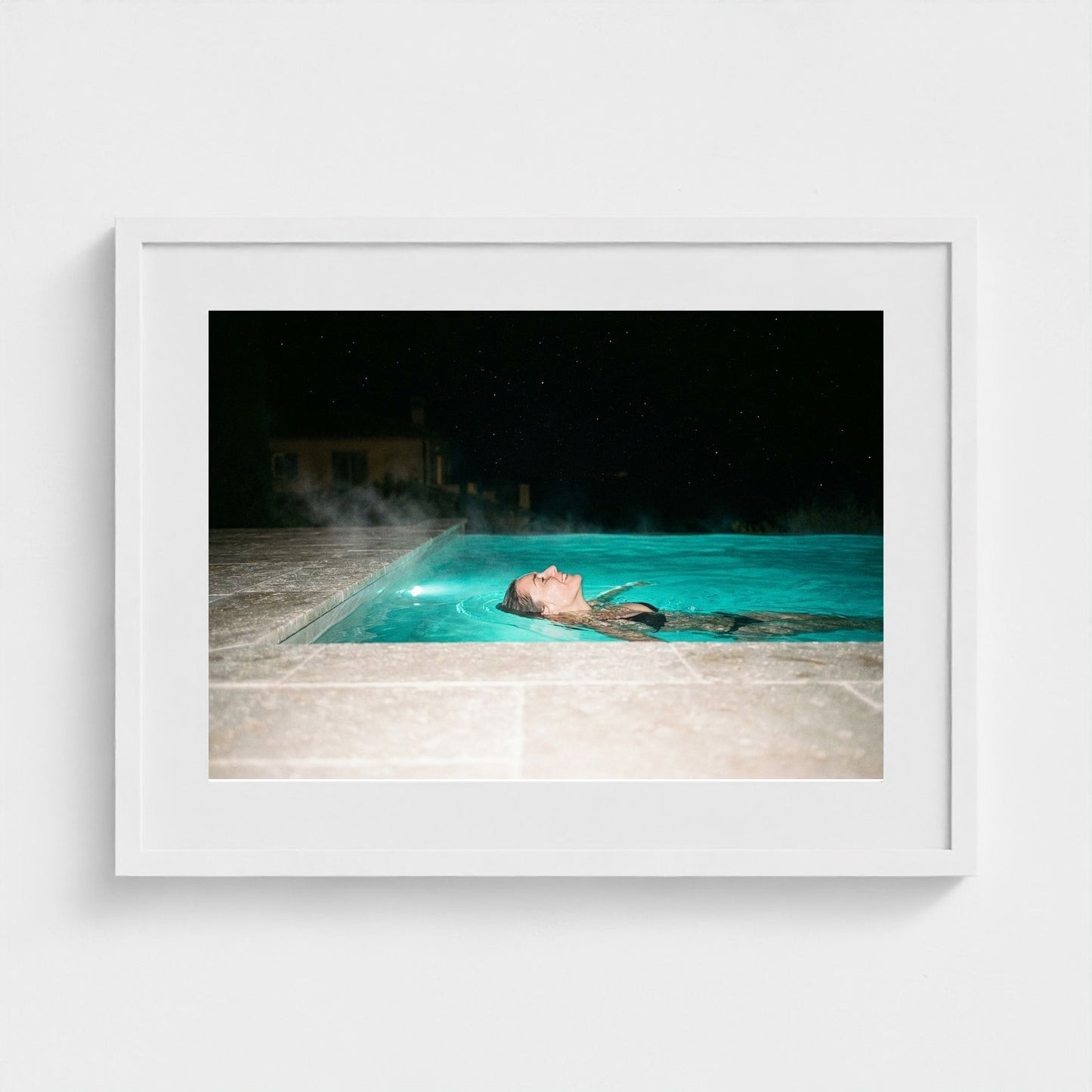 night-swim 24x18-white frame frame