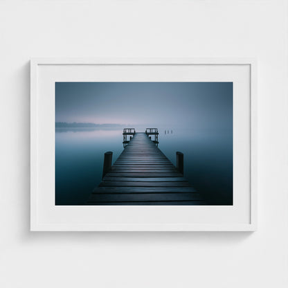 long-wooden-pier-vanishing-into-morning-fog-over-c-2382c4f2- 24x18-white frame frame