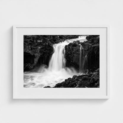 icelandic-cascade 24x18-white frame frame