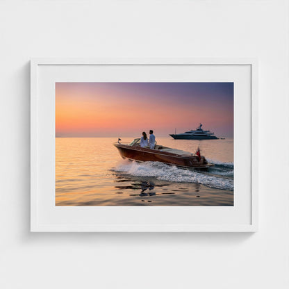 tender-at-sunset 24x18-white frame frame