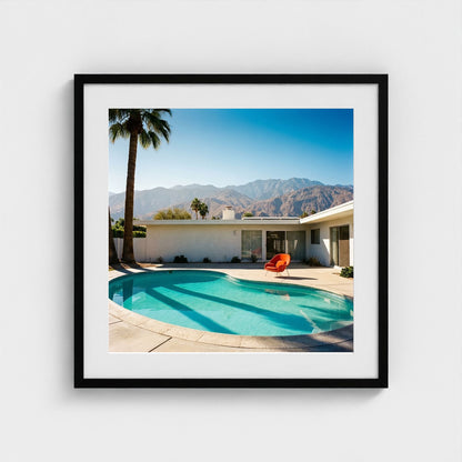 palm-springs-deco 24x24-black frame frame