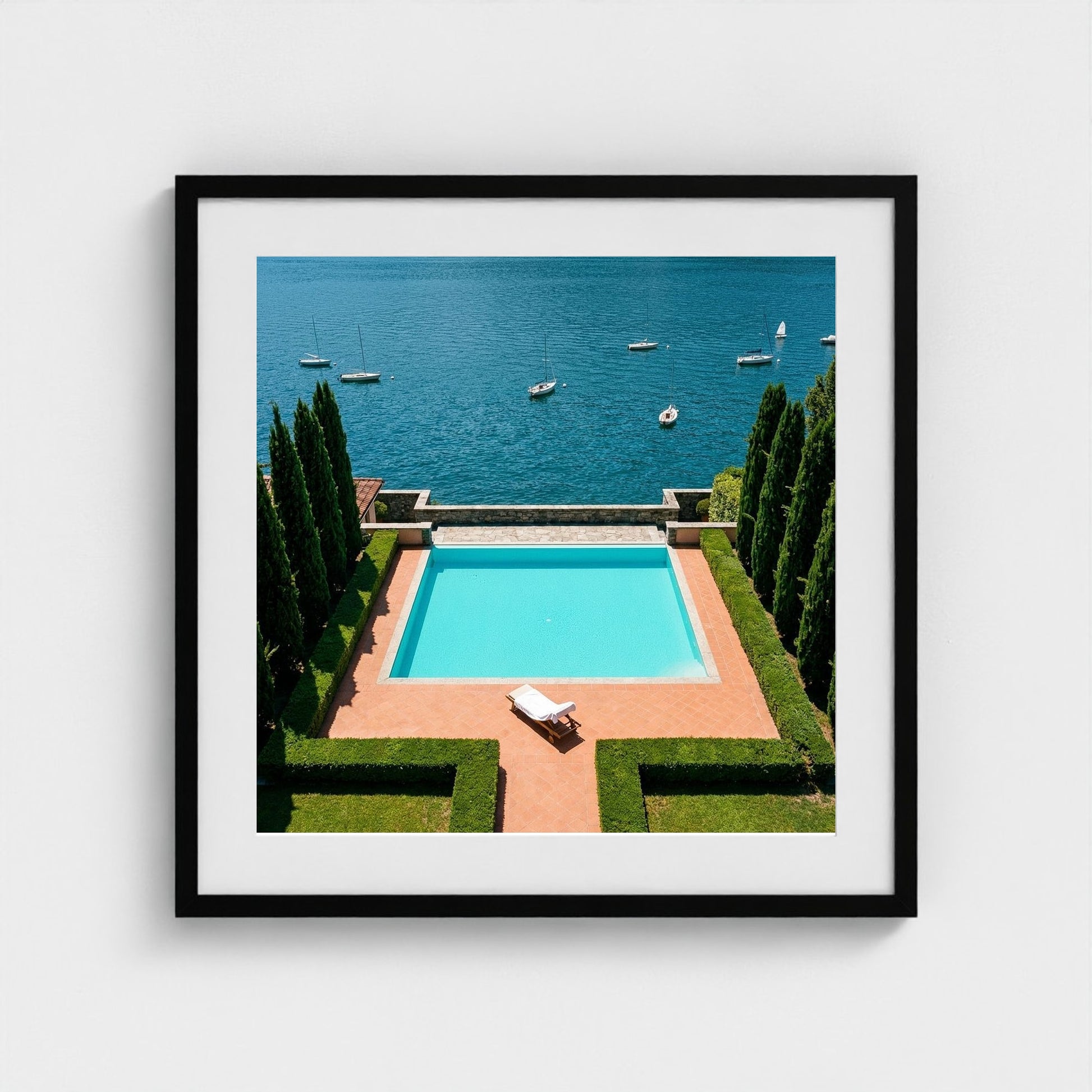 como-from-above 24x24-black frame frame