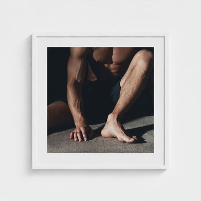 a-muscular-mans-foot-close-up-of-feet-and-ankles 24x24-white frame frame