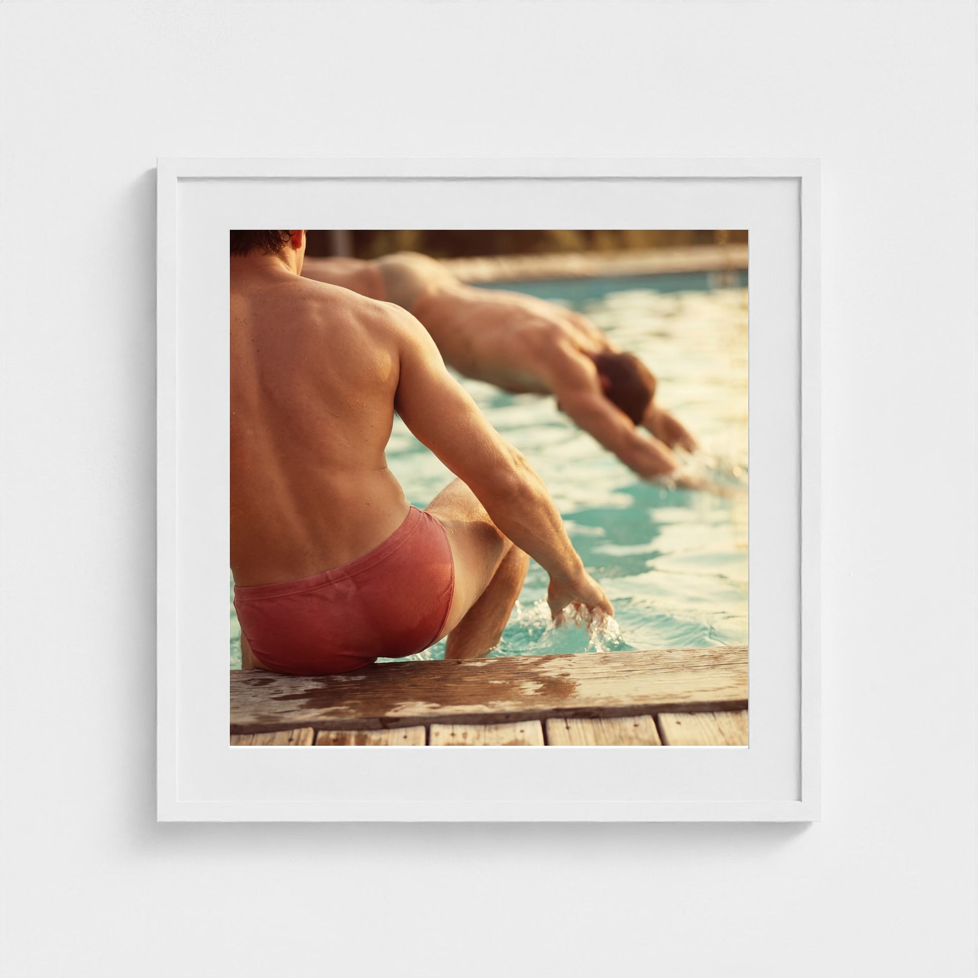 2026 03 12 22 24 04 Safe Pool Fragment 24x24-white frame — Fire Island Modern