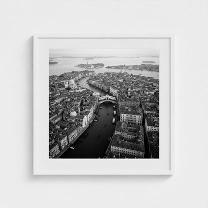 bw-venice-above 24x24-white frame frame
