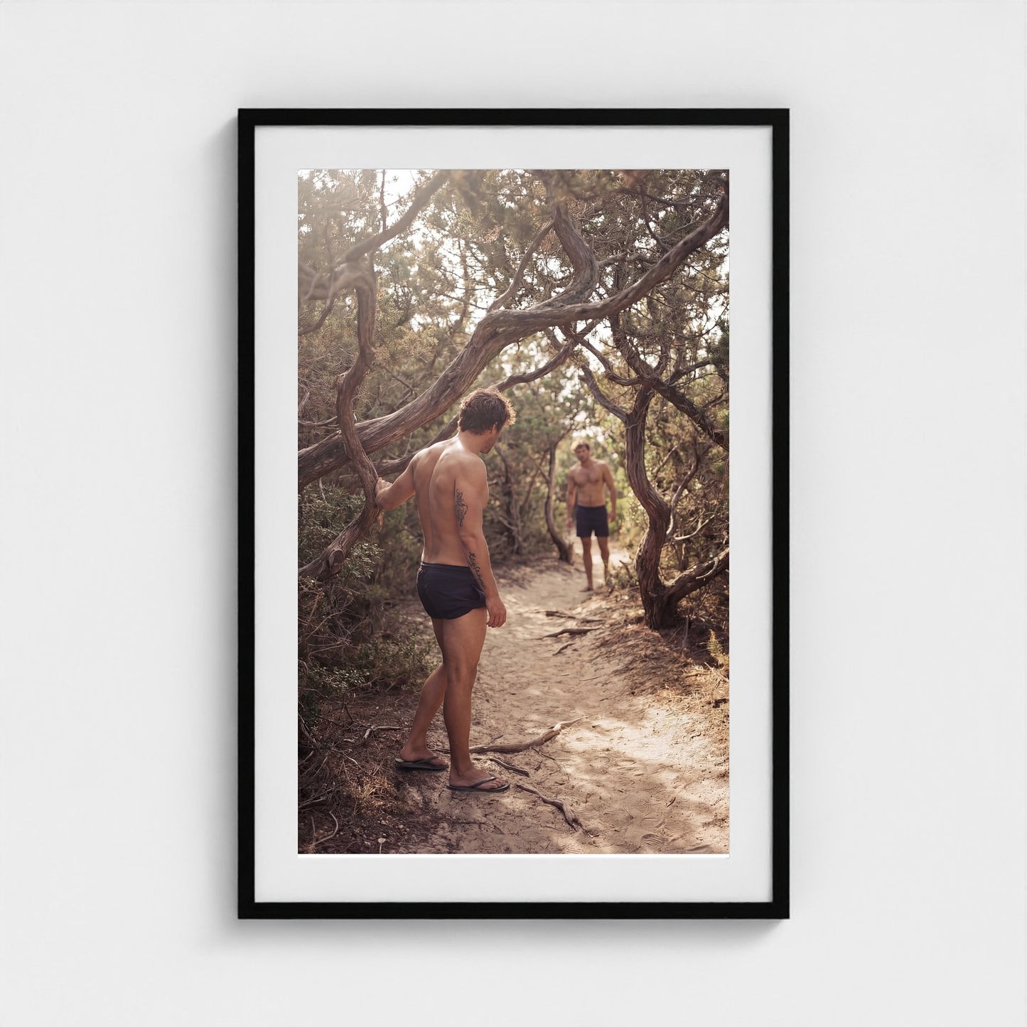 2026 03 12 17 02 02 Meatrack Tension 24x36-black frame — Fire Island Modern