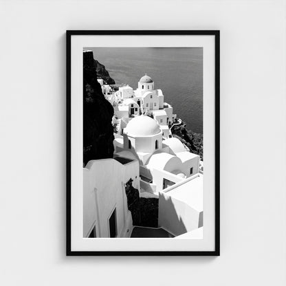 bw-greek-geometries 24x36-black frame frame