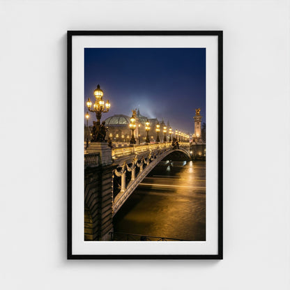 midnight-in-paris 24x36-black frame frame