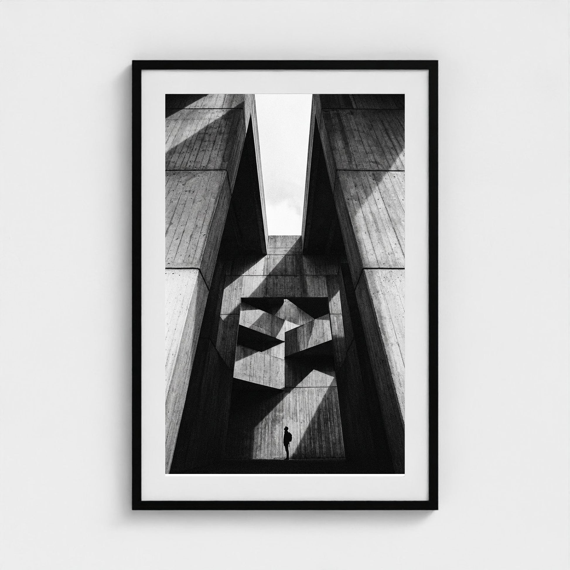 brutalist 24x36-black frame frame