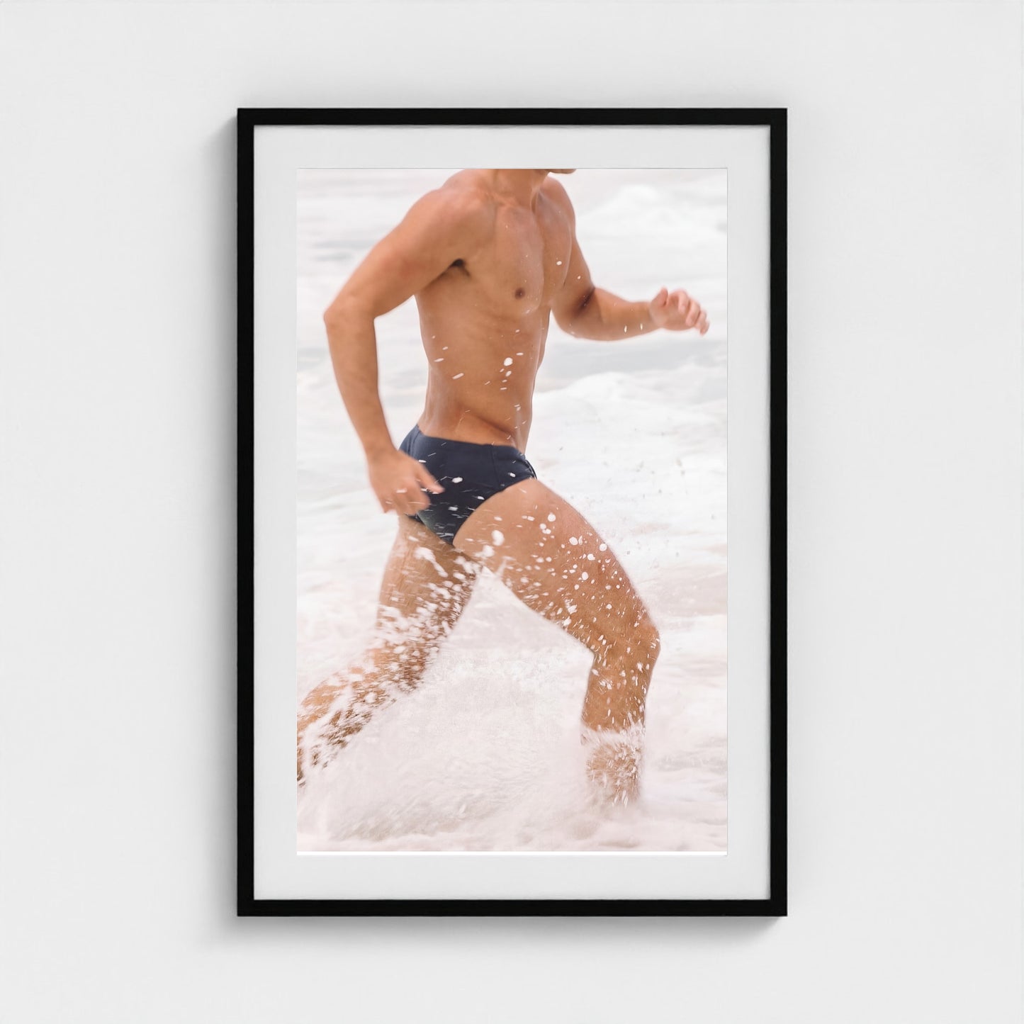 2026 03 12 19 59 00 Surf Impact Color Variant 24x36-black frame — Fire Island Modern